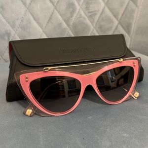 Valentino Garavani Cat Eye Pink Sunglasses